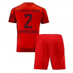 Bayern Munich Dayot Upamecano #2 Heimtrikot 2024-25 Kurzarm (+ kurze hosen)